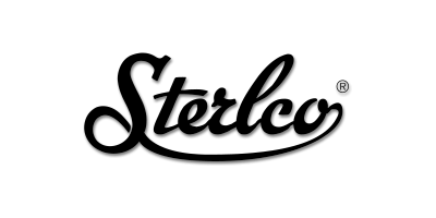 Sterlco Steam Logo Black and White