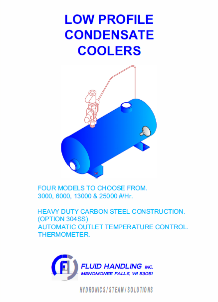 LOW PROFILE CONDENSATE COOLER